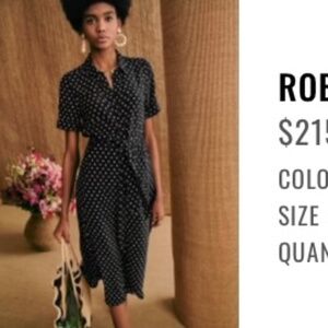 Sezane Adele dress size 46 (14)